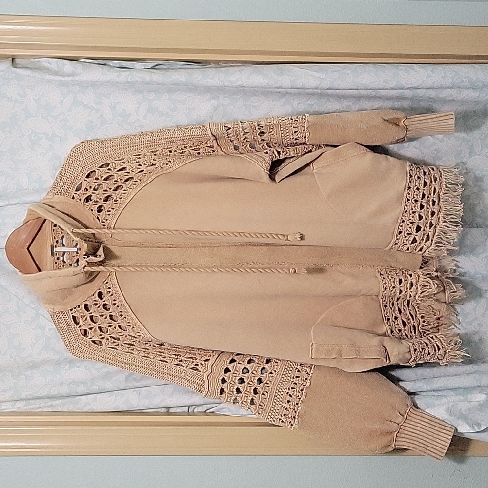 Free People Dune Bug Crotchet Cardigan